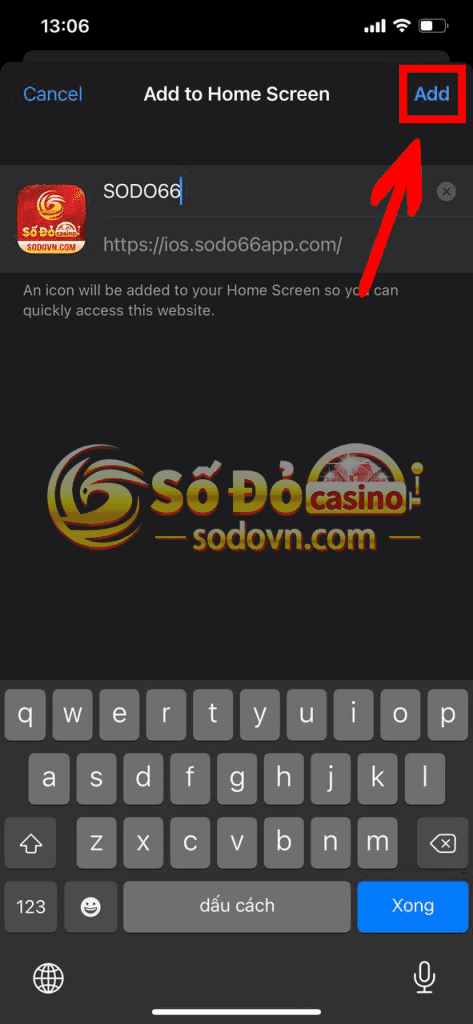 Hướng dẫn tải app Sodo iOS bước 4